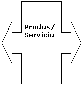 Left-Right Arrow Callout: Produs/
Serviciu
