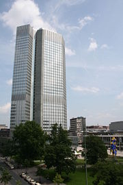 Cladirea BCE din Frankfurt am Main