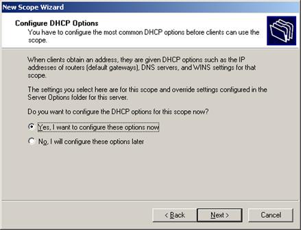  Crearea scopurilor unui server DHCP