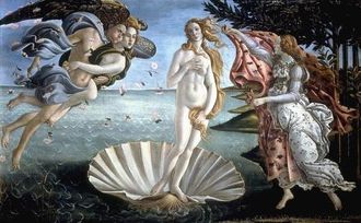 Sandro Botticelli - Nasterea lui Venus- Galleria degli Uffizi, Florenta