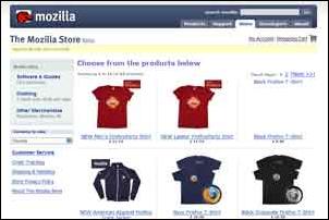 Mozilla store