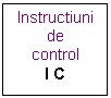 Text Box: Instructiuni
de
control
I C
