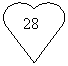 Heart: 28