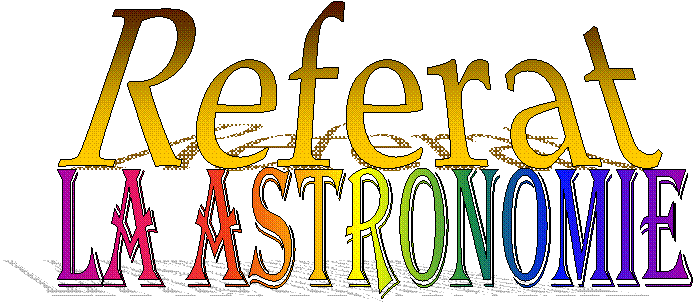 Referat,La astronomie