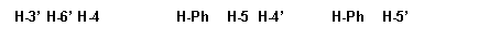 Text Box: H-3' H-6' H-4 H-Ph H-5 H-4' H-Ph H-5'