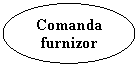 Oval: Comanda furnizor