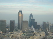 City-ul vazut de pe domul Catedralei Sf. Paul