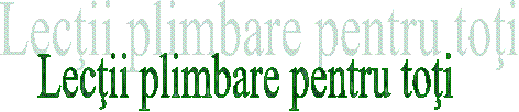 Lectii plimbare pentru toti


