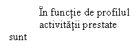 Text Box:            n functie de profilul 
           activitatii prestate sunt 
           piete ale firmelor
