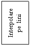 Text Box: Interpolare
pe lini