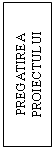 Text Box: PREGATIREA PROIECTULUI
