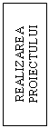 Text Box: REALIZAREA PROIECTULUI