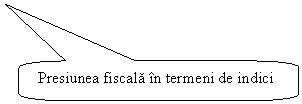 Rounded Rectangular Callout: Presiunea fiscala n termeni de indici