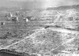 Hiroshima, in the aftermath of the bombing.