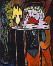 Picasso: Fata citind la masa, 1934 - The Artchive Patron Program