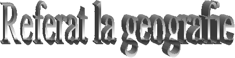 Referat la geografie