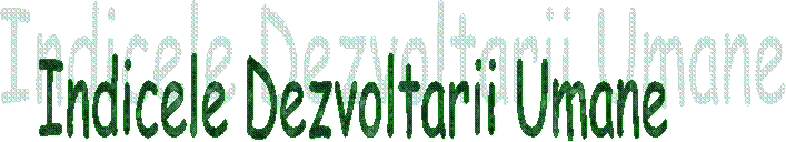 Indicele Dezvoltarii Umane