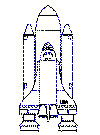 space shuttle and rockets coloring book pages