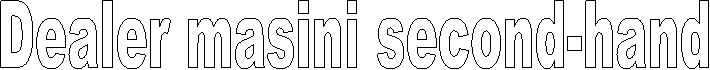 Dealer masini second-hand
