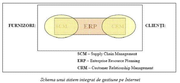 Text Box: 
 Schema unui sistem integrat de gestiune pe Internet
