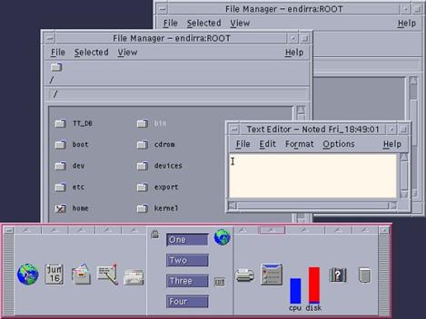 Interfata XWindow (Sun Solaris 10)