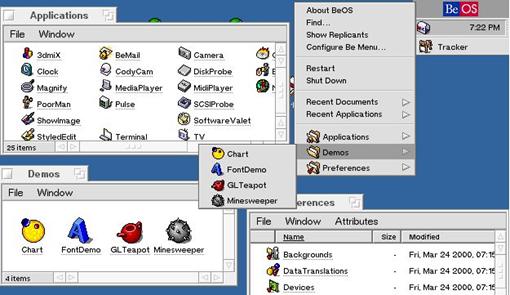 Interfata BeOS