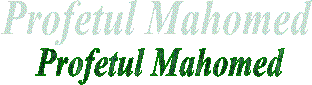 Profetul Mahomed