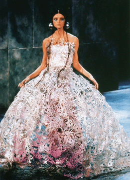Evening gown by Alexander McQueen for Givenchy Haute Couture
