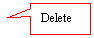Rectangular Callout: Delete
