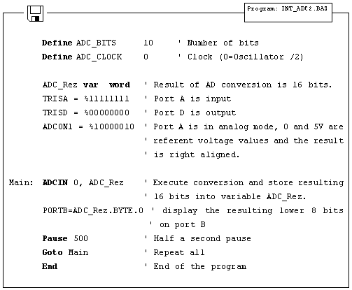 BASIC for PIC microcontrollers