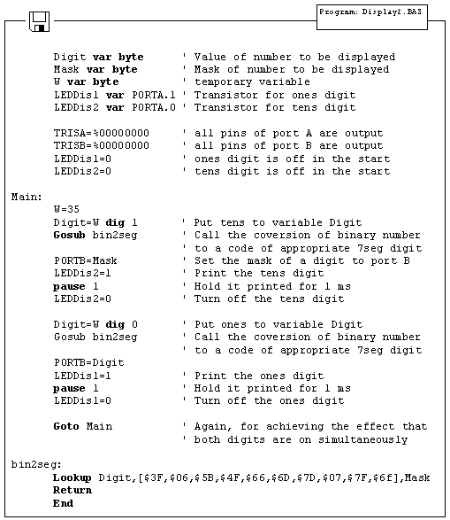 BASIC for PIC microcontrollers