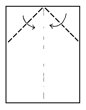 fold tips down - making Delty aeroplane
