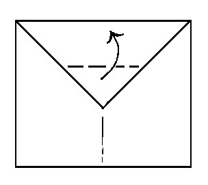 unfold, leaving crease - making Delty aeroplane
