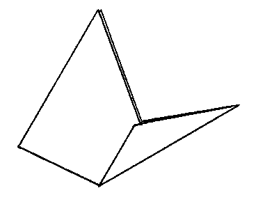 refold triangles - making the Zump paperairplane