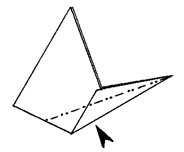 refold triangles - making the Zump paperairplane
