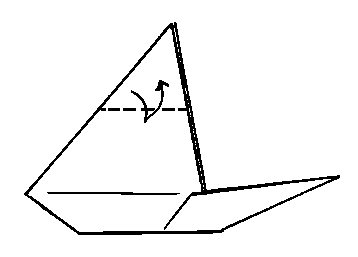 fold up corners - making the Zump aeroplane