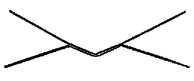 unfold, leaving crease - making Delty aeroplane