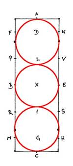Zirkel im 60er Viereck