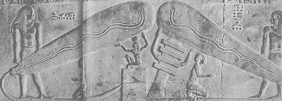 Tubes in Dendera's Hathor temple