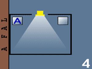 Az asszisztens elrejtőzik a rejtett regben