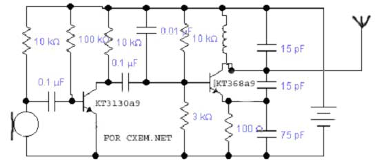 Схема жучка