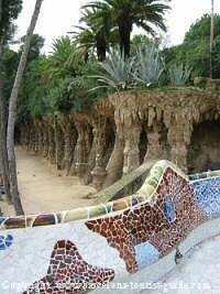 barcelona gaudi architecture - park guell