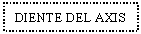 Text Box: DIENTE DEL AXIS