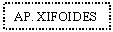 Text Box: AP. XIFOIDES