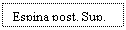 Text Box: Espina post. Sup.