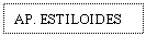 Text Box: AP. ESTILOIDES