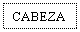 Text Box: CABEZA