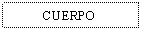 Text Box:          CUERPO