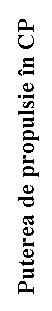 Text Box: Puterea de propulsie n CP