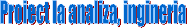 Proiect la analiza, ingineria 